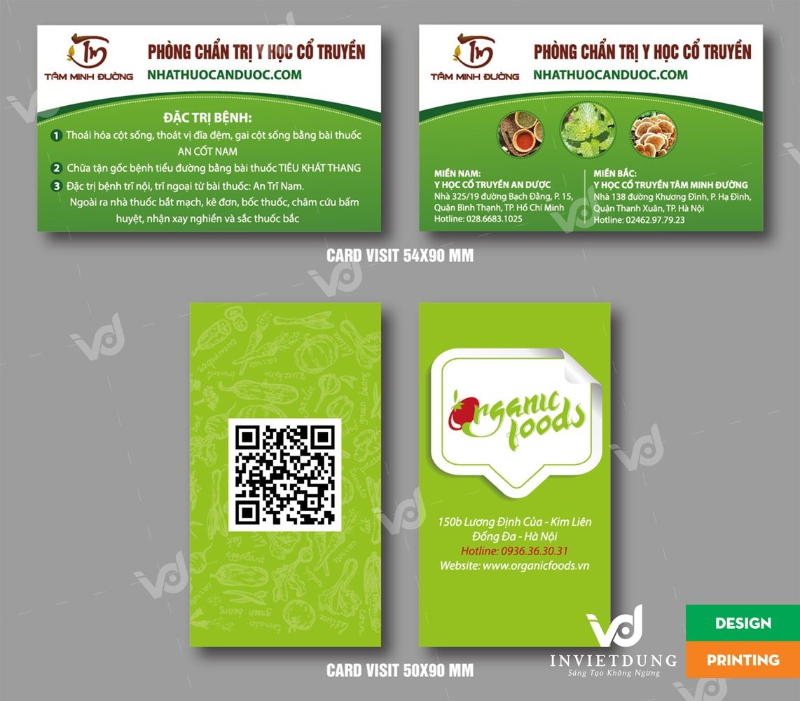 CÁC KIỂU IN CARD VISIT ẤN TƯỢNG