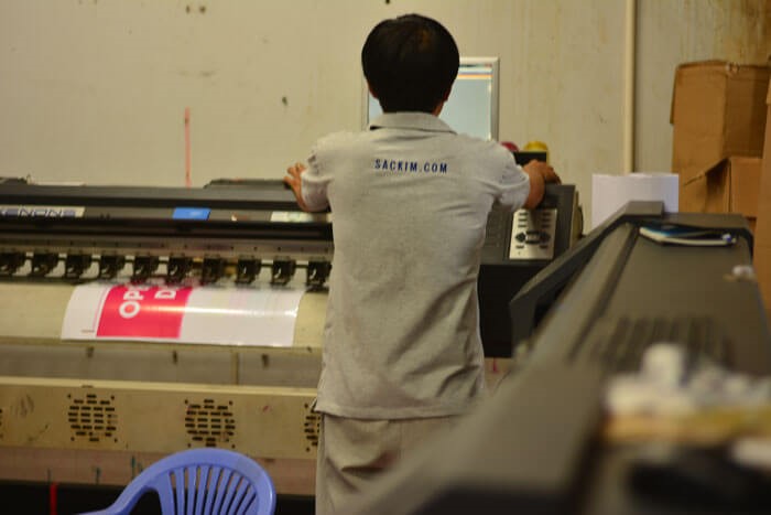 Xưởng in công ty cổ phần quảng cáo Mr. Viên